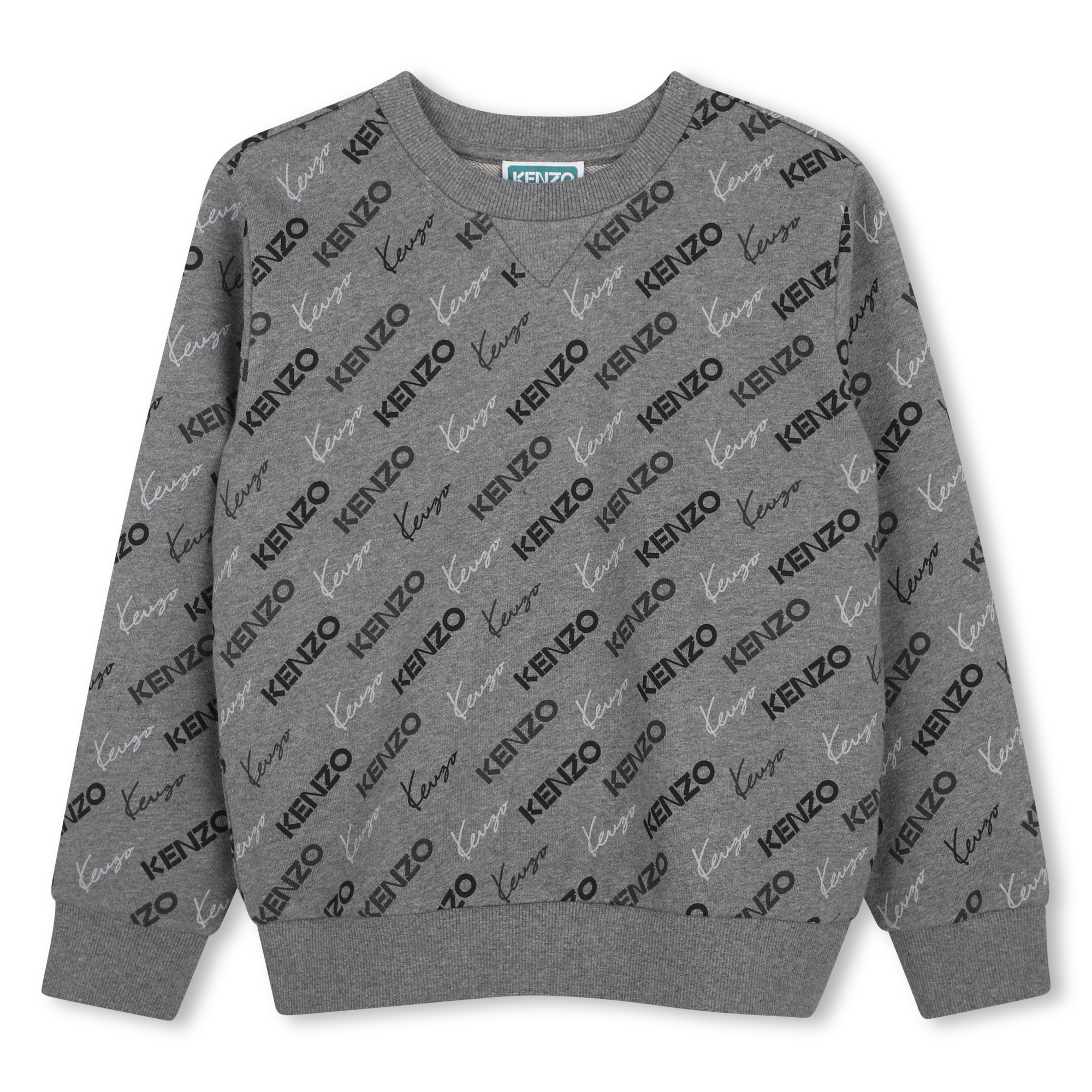 Kenzo Kids - Sweat-shirt - Gris Chine - Unisexe - 10 Ans