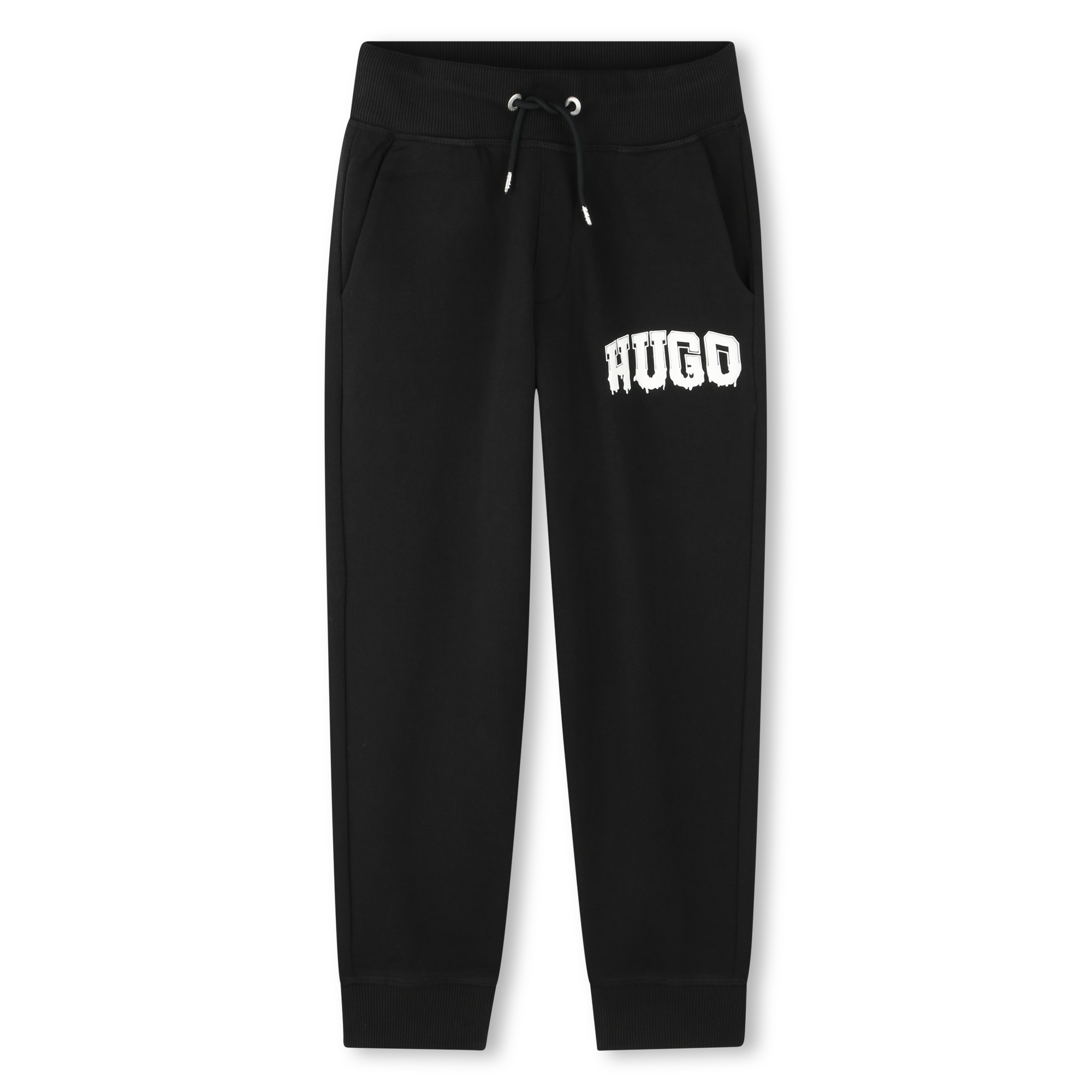 Hugo+-+Pantalon+De+Jogging+Molletonne+-+Garcon+-+Taille+4+ans+-+Noir+-+Kids+Around
