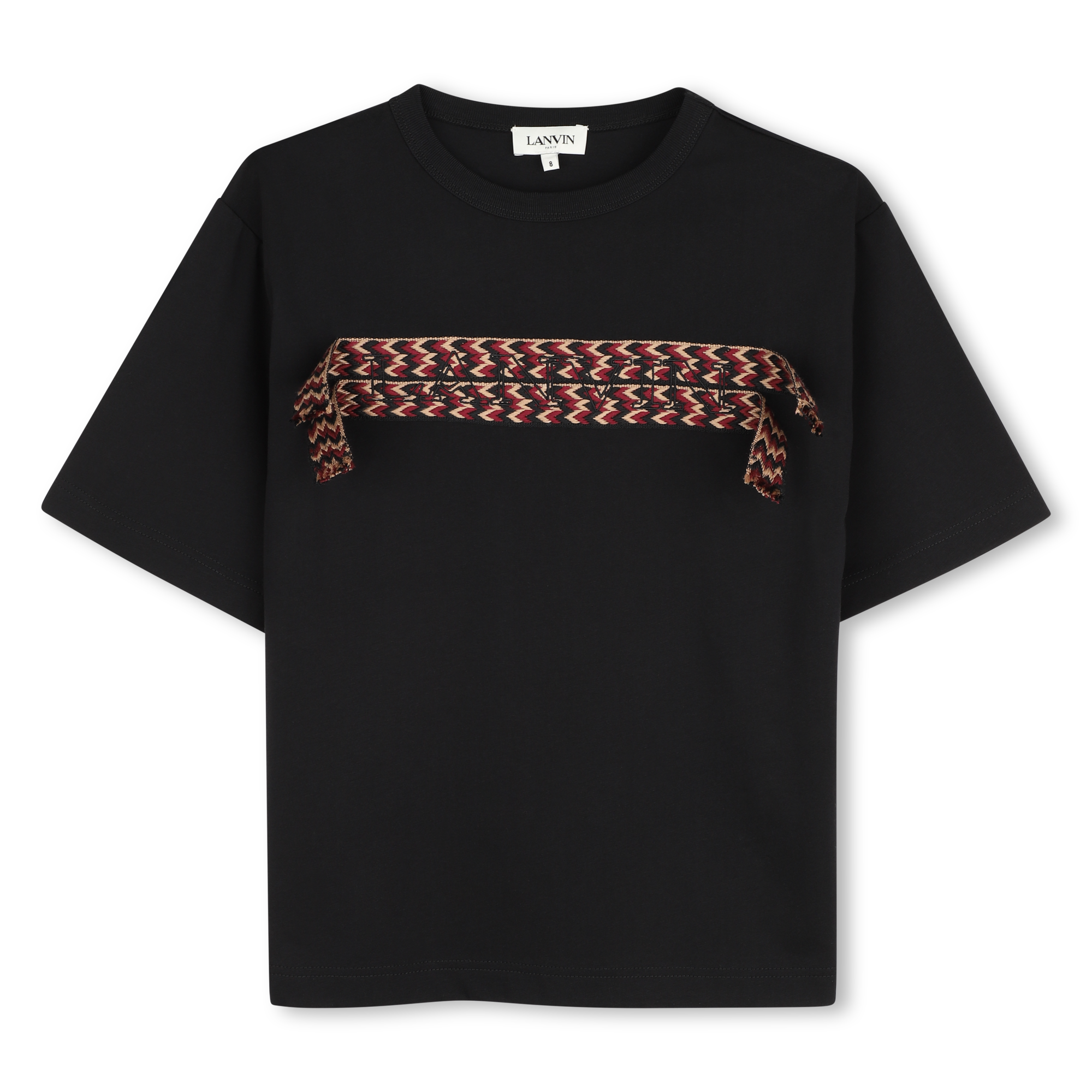 Lanvin - Tee-shirt Manches Courtes - Black - Unisexe - 4 Ans