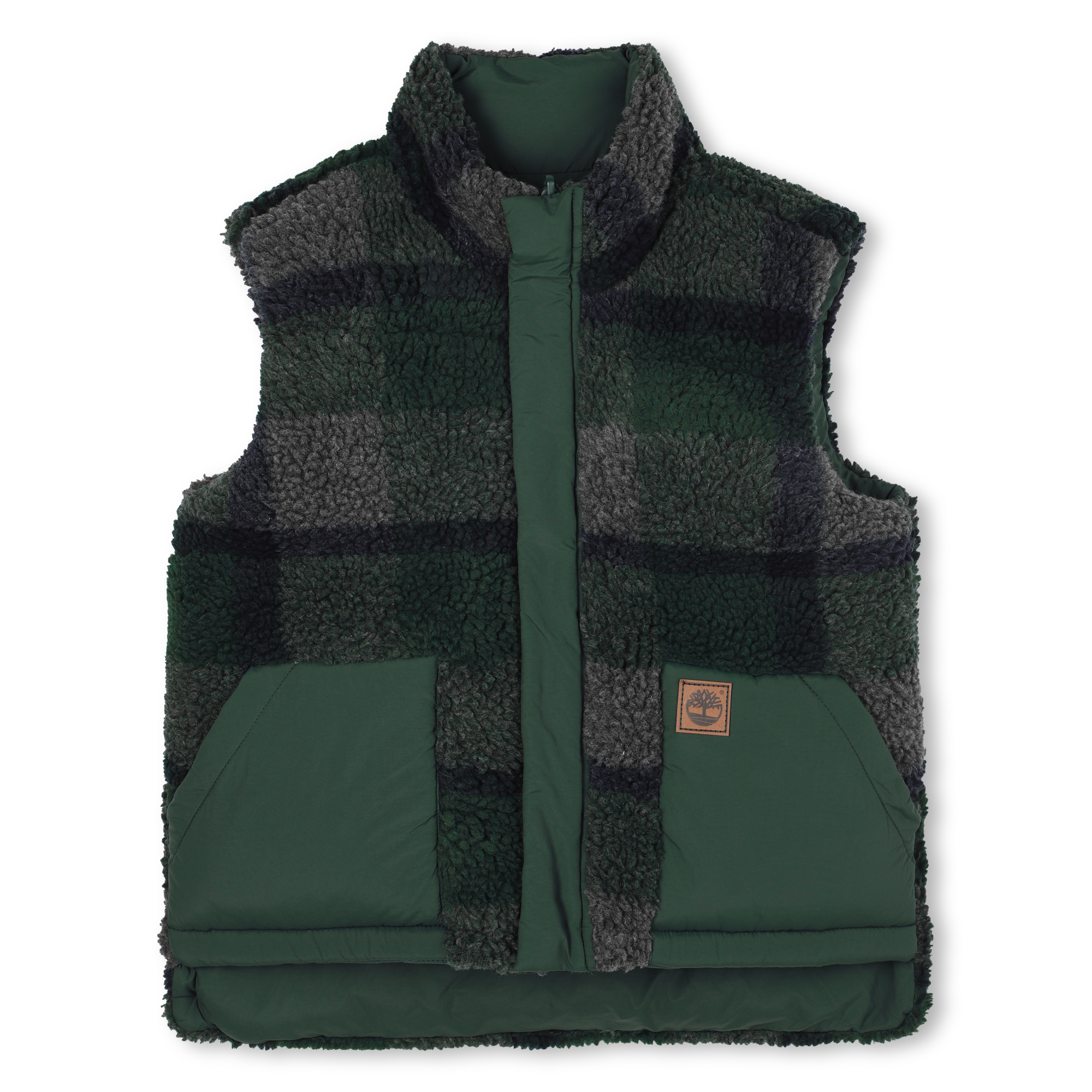 Timberland - Doudoune Sans Manches Reversible - Bottle Green - Garcon - 14 Ans