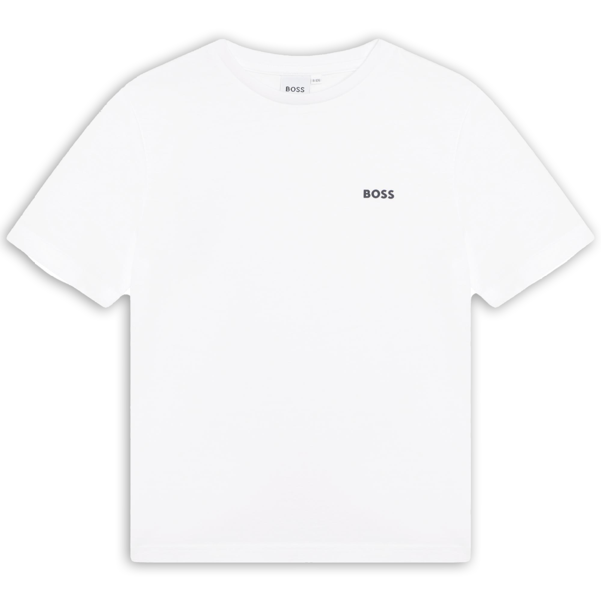 Boss - T-shirt À Manches Courtes - Blanc - Garcon - 5 Ans