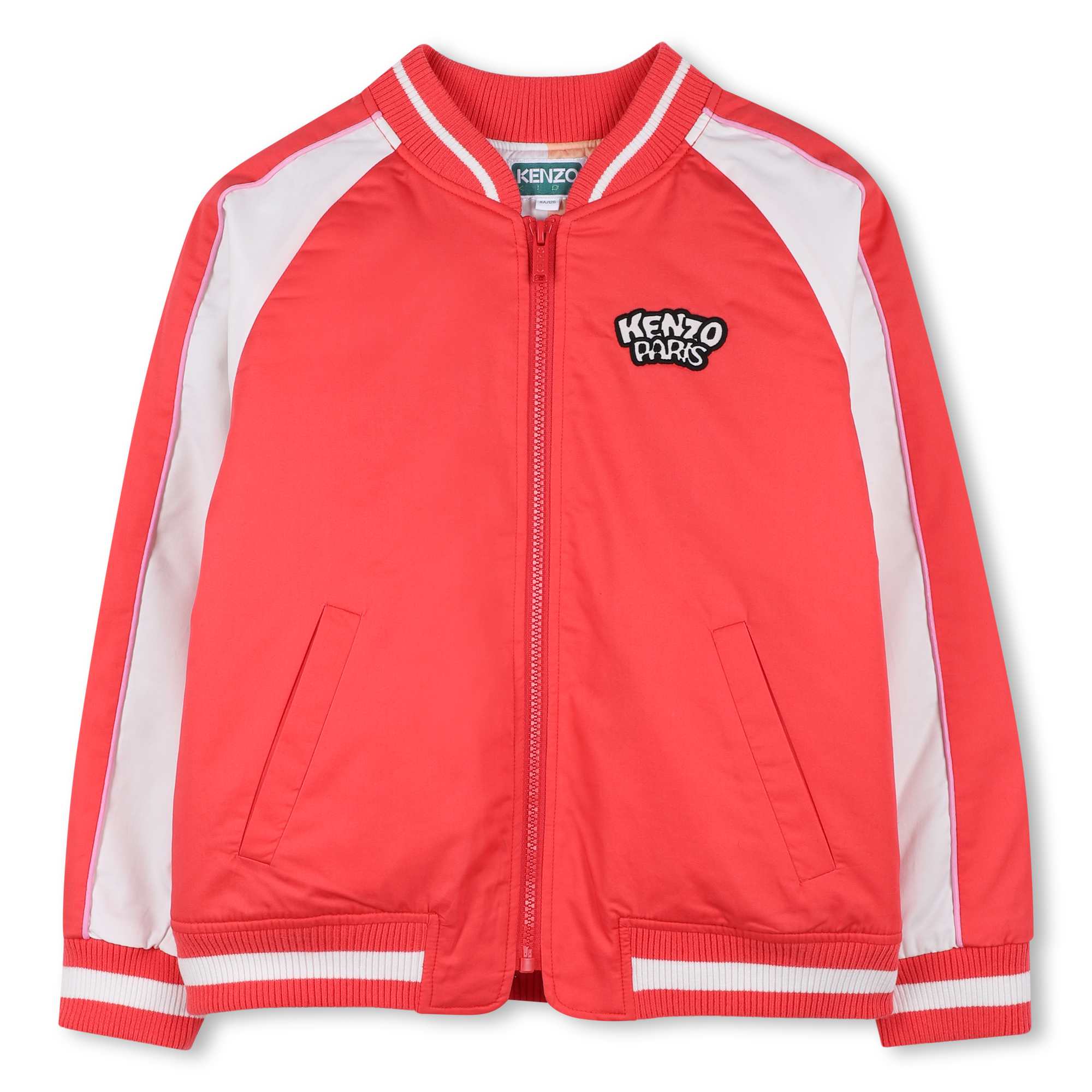 Kenzo Kids - Bomber Zippé - Light Red - Fille - 5 Ans