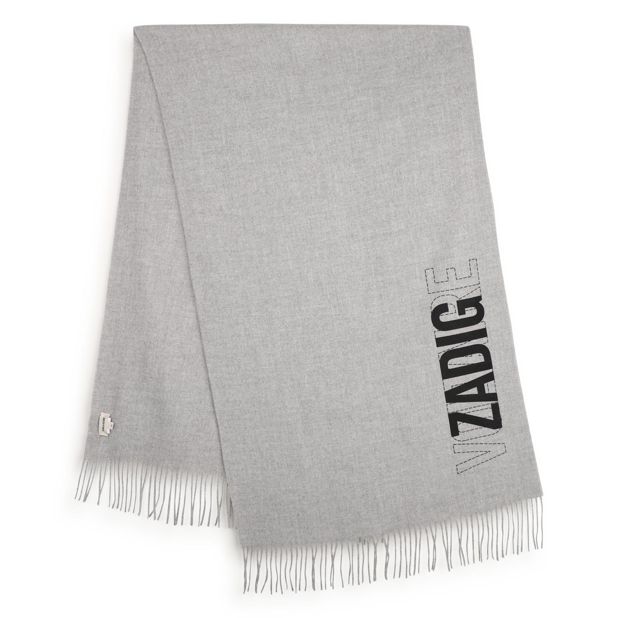 Zadig & Voltaire - Écharpe - Gris Chine Acier - Fille - Taille Unique