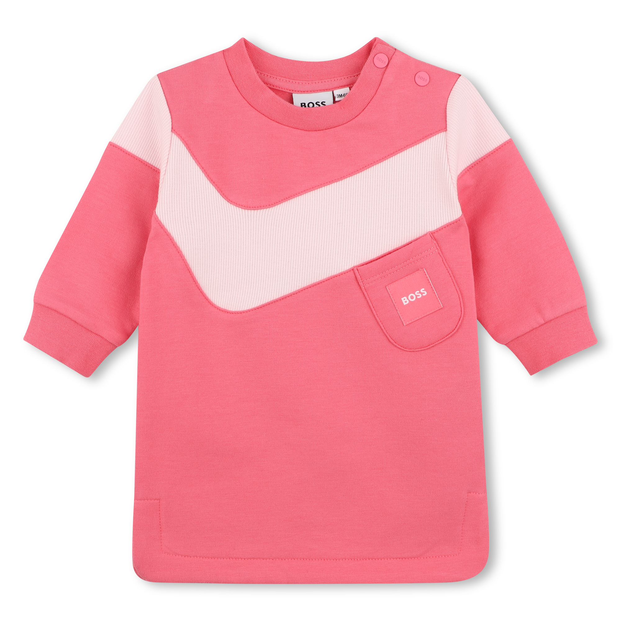 Boss - Robe - Bubblegum - Fille - 3 Mois Boss - Robe - Bubblegum - Fille - 3 Mois
