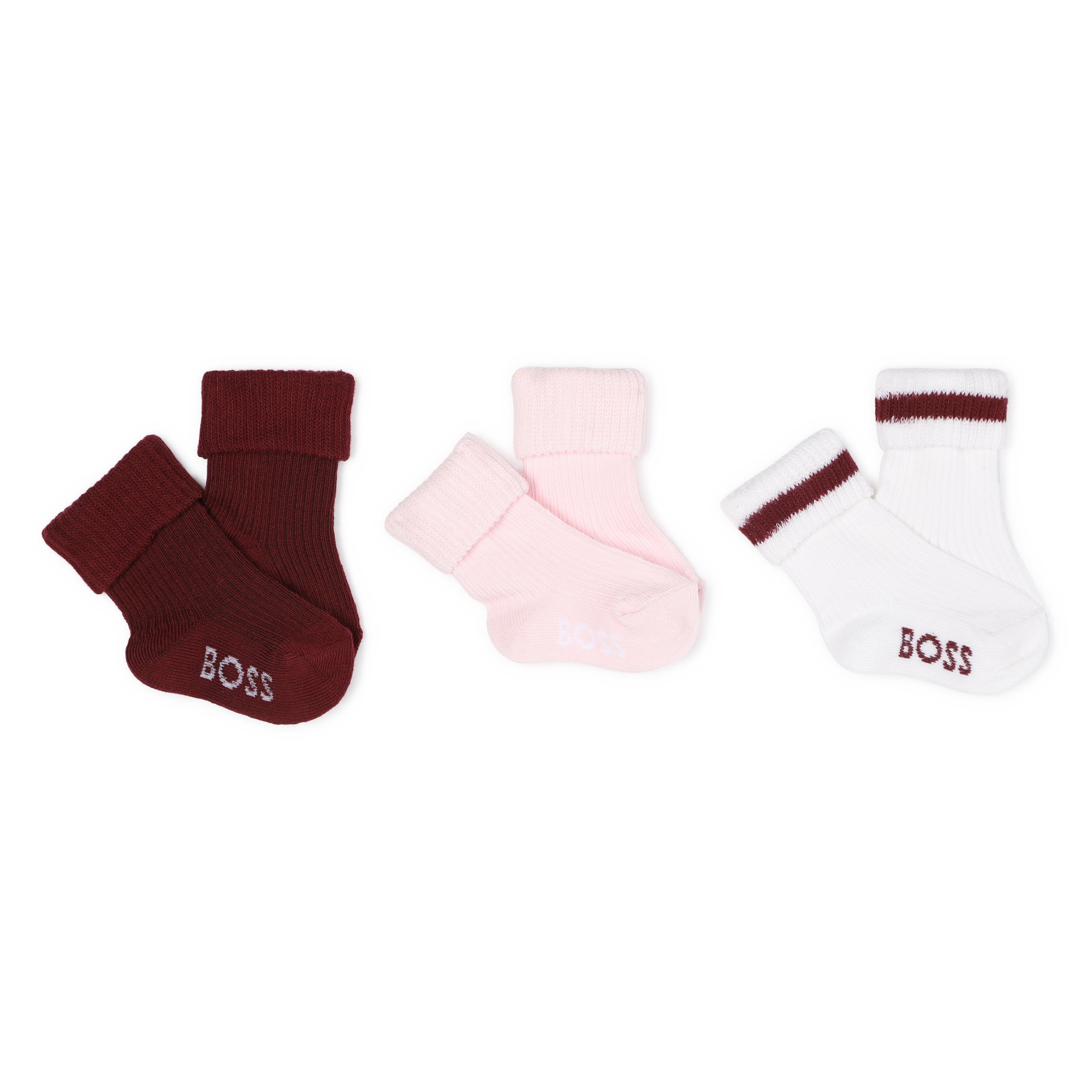 Boss - Lot De 3 Paires De Chaussettes - Offwhite - Fille - Taille 17
