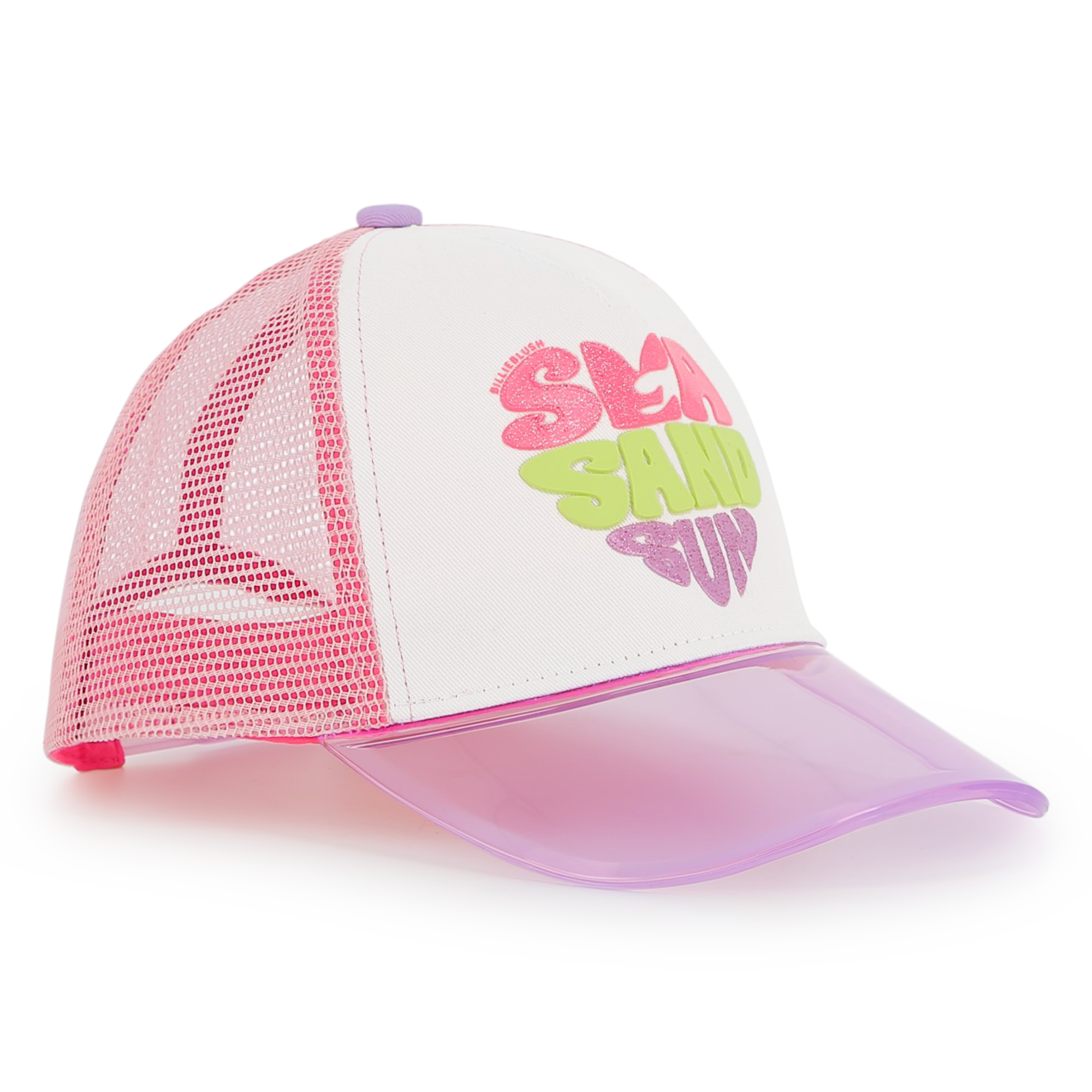 Billieblush - Casquette Avec Visière Transparente - Blanc - Fille - Taille 52 Billieblush - Casquette Avec Visière Transparente - Blanc - Fille - Taille 52