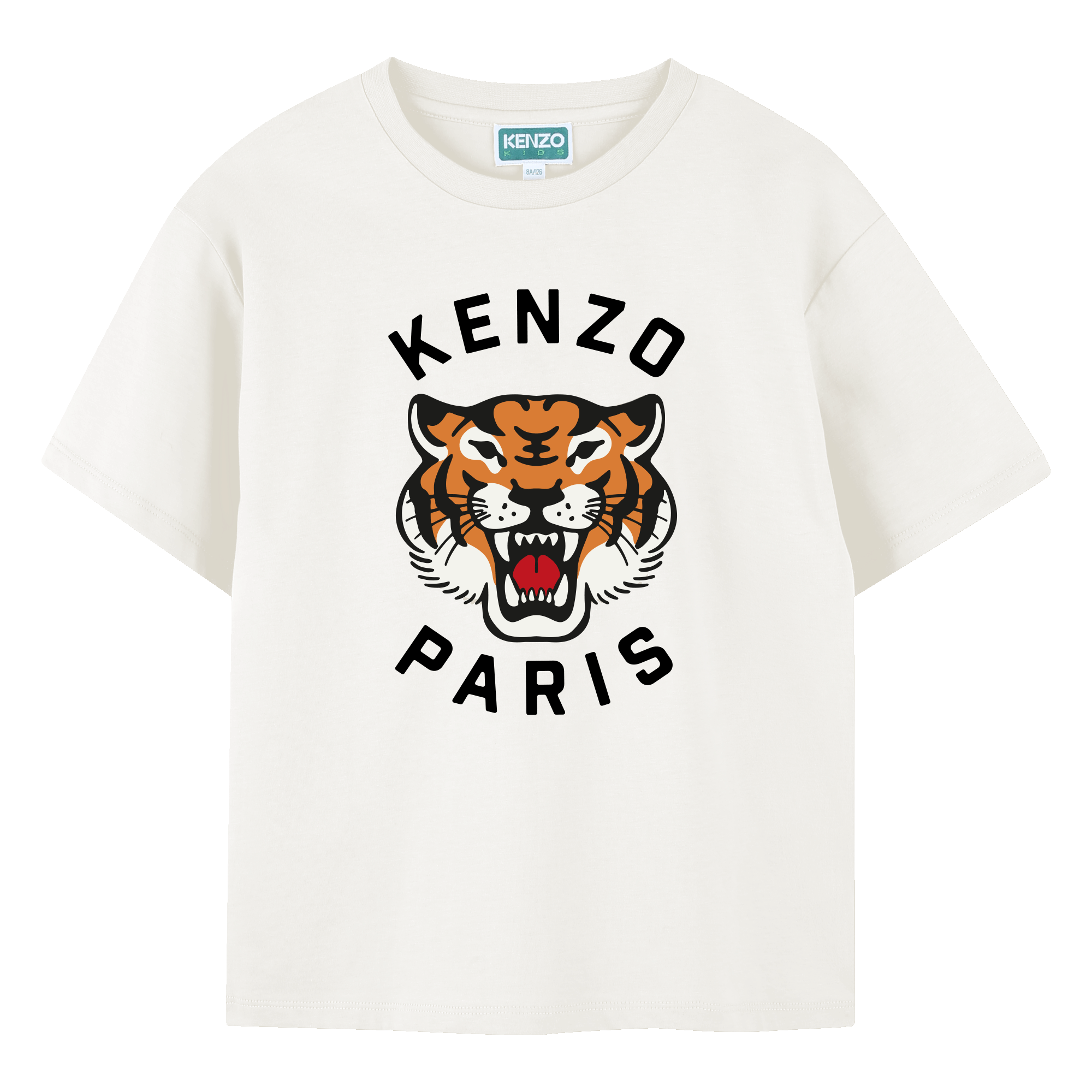 Kenzo Kids - Tee-shirt À Manches Courtes - Offwhite - Unisexe - 10 Ans