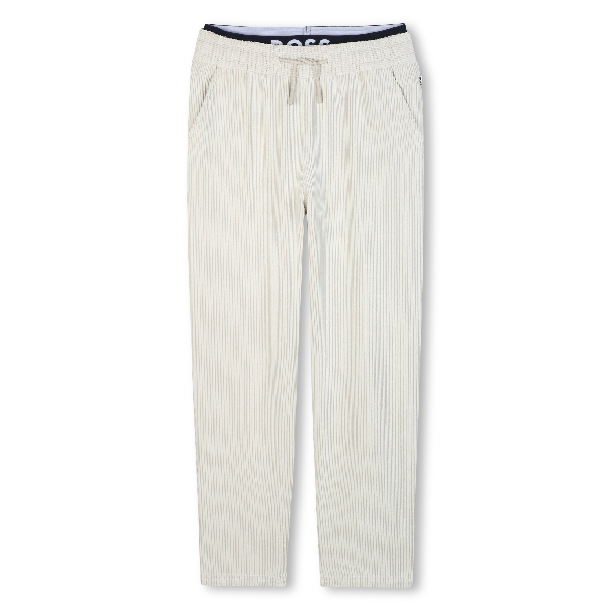 Boss+-+Pantalon+En+Velours+-+Garcon+-+Taille+5+ans+-+Vanille+-+Kids+Around