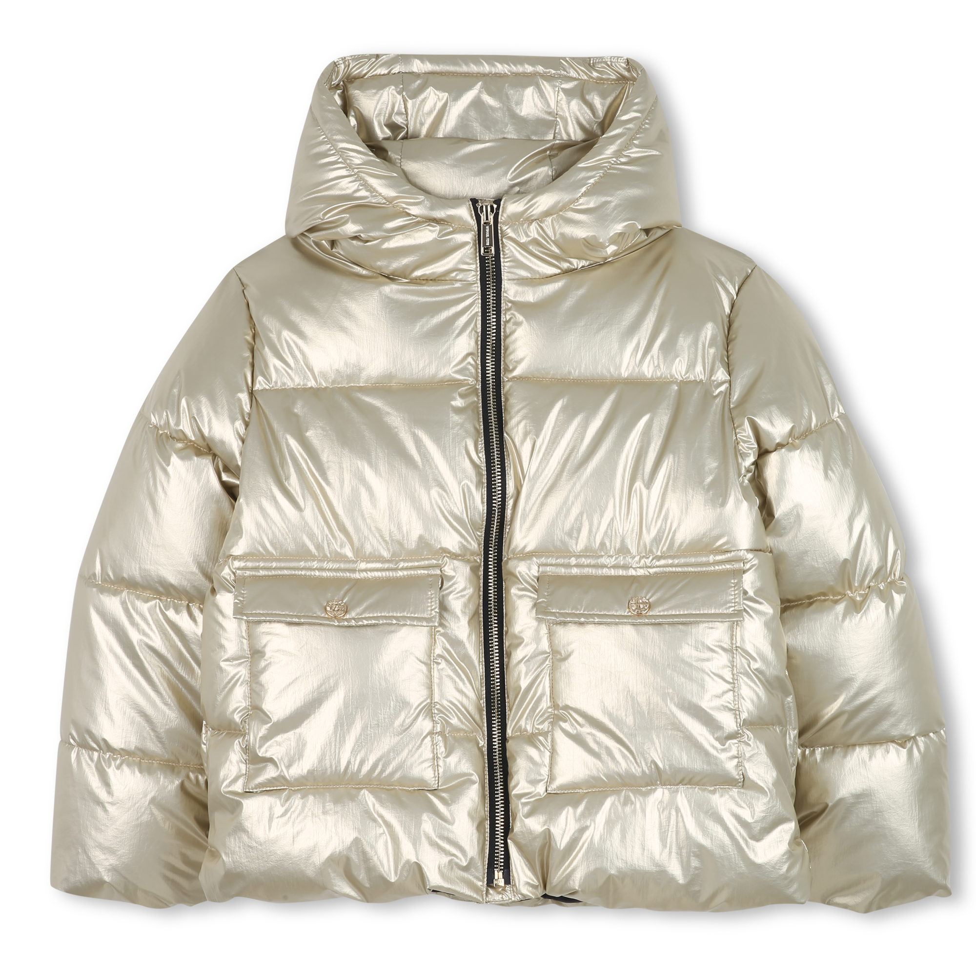 Michael+Kors+-+Doudoune+à+Capuche+-+Fille+-+Taille+4+ans+-+Dore+Clair+-+Kids+Around