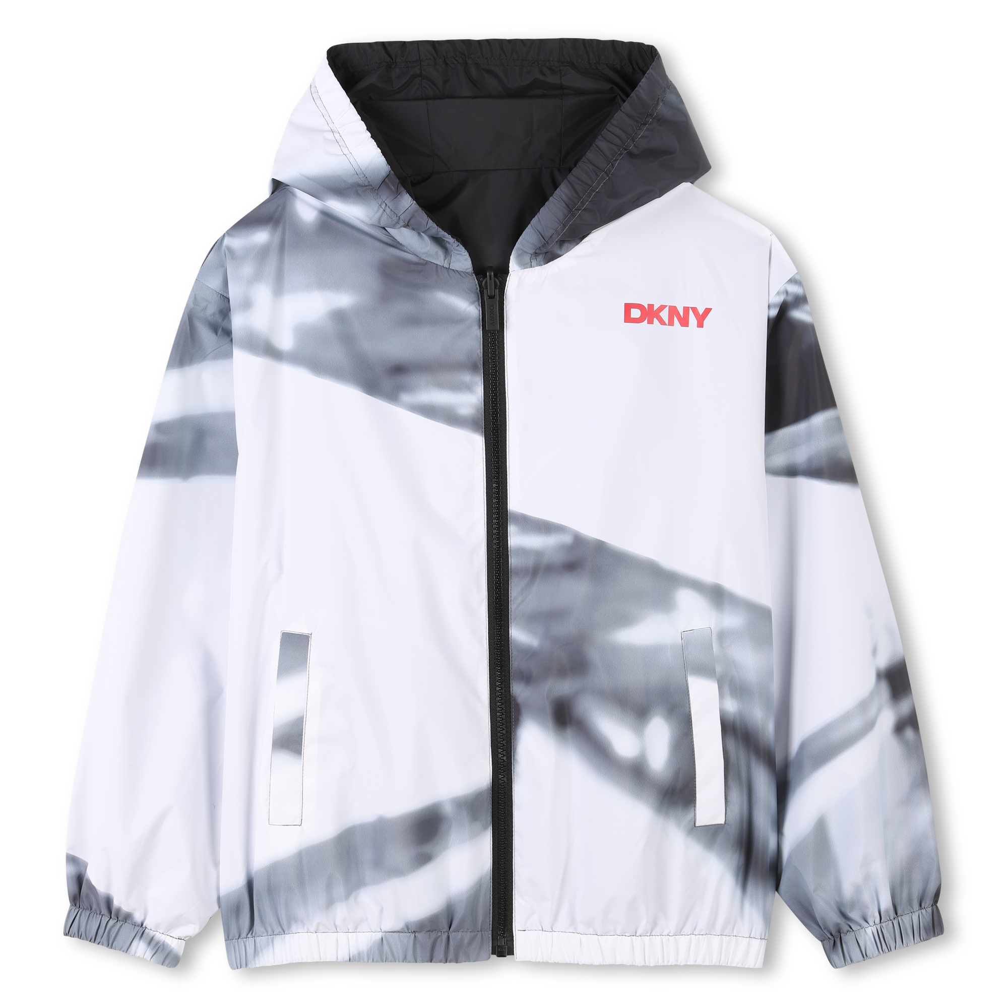 Dkny+-+Coupe-vent+Deperlant+2+Faces+-+Garcon+-+Taille+4+ans+-+Noir+-+Kids+Around