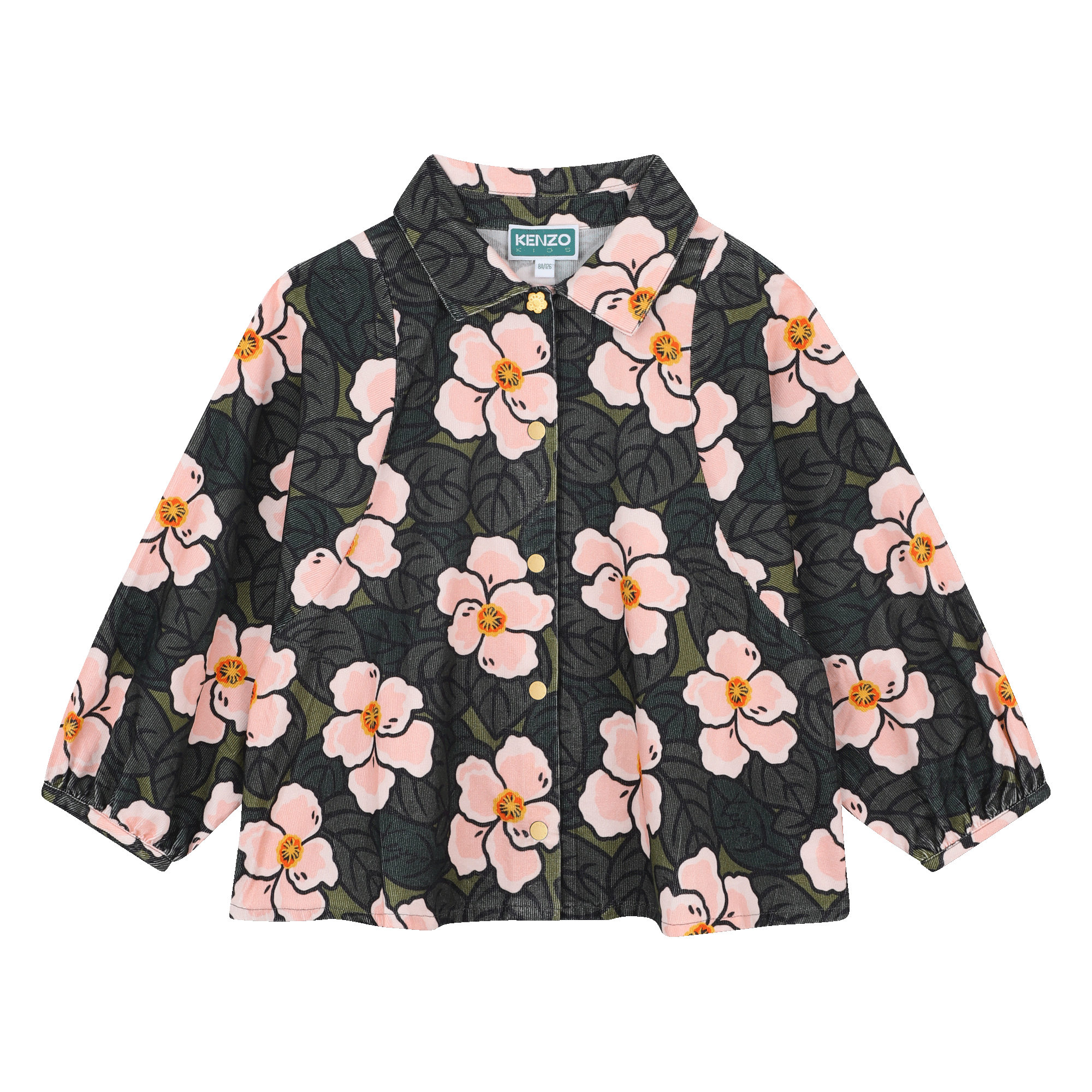 Kenzo+Kids+-+Blouse+En+Velours+-+Fille+-+Taille+2+ans+-+Vert+-+Kids+Around