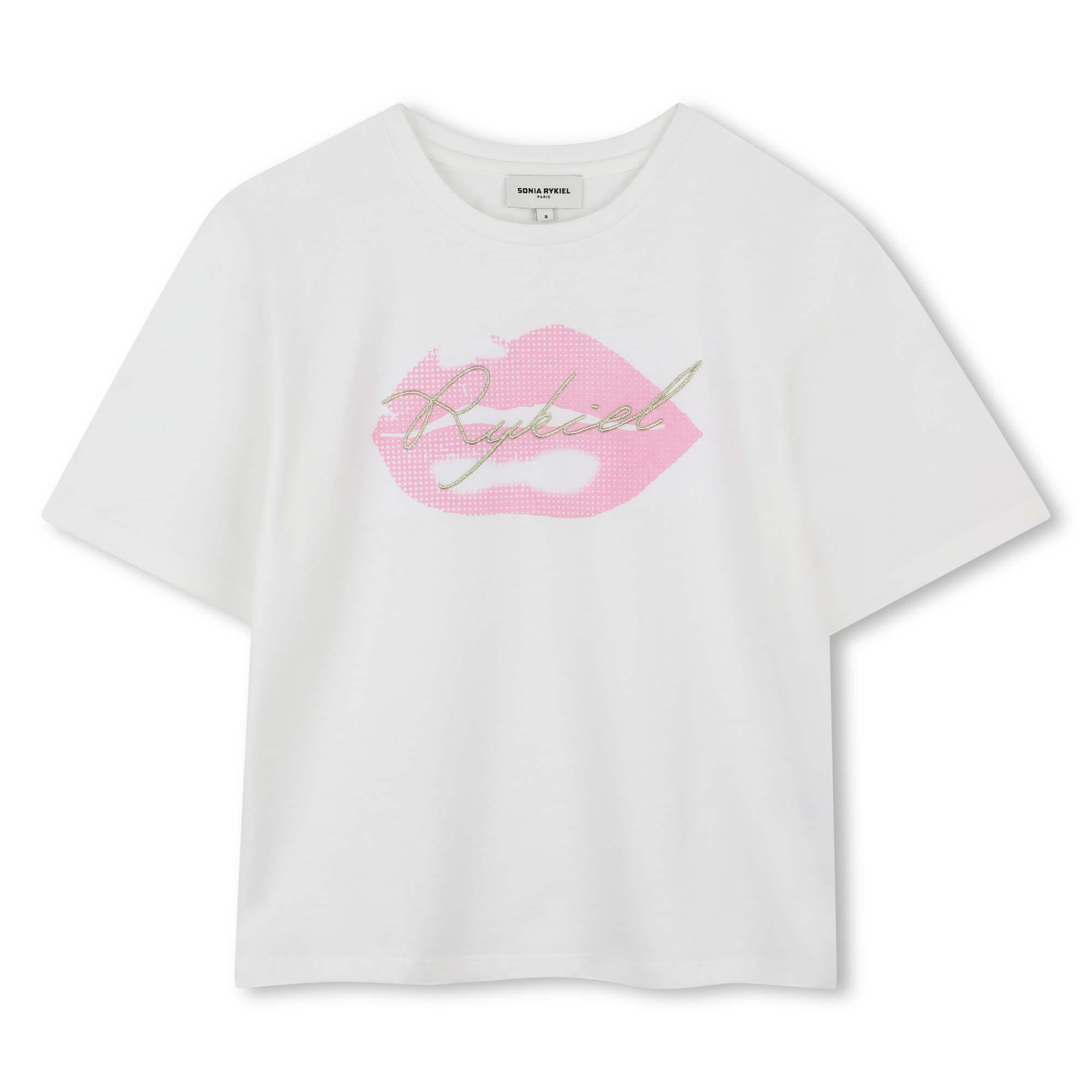 Sonia+Rykiel+-+Tee+Shirt+à+Manches+Courtes+-+Fille+-+Taille+4+ans+-+Blanc+-+Kids+Around