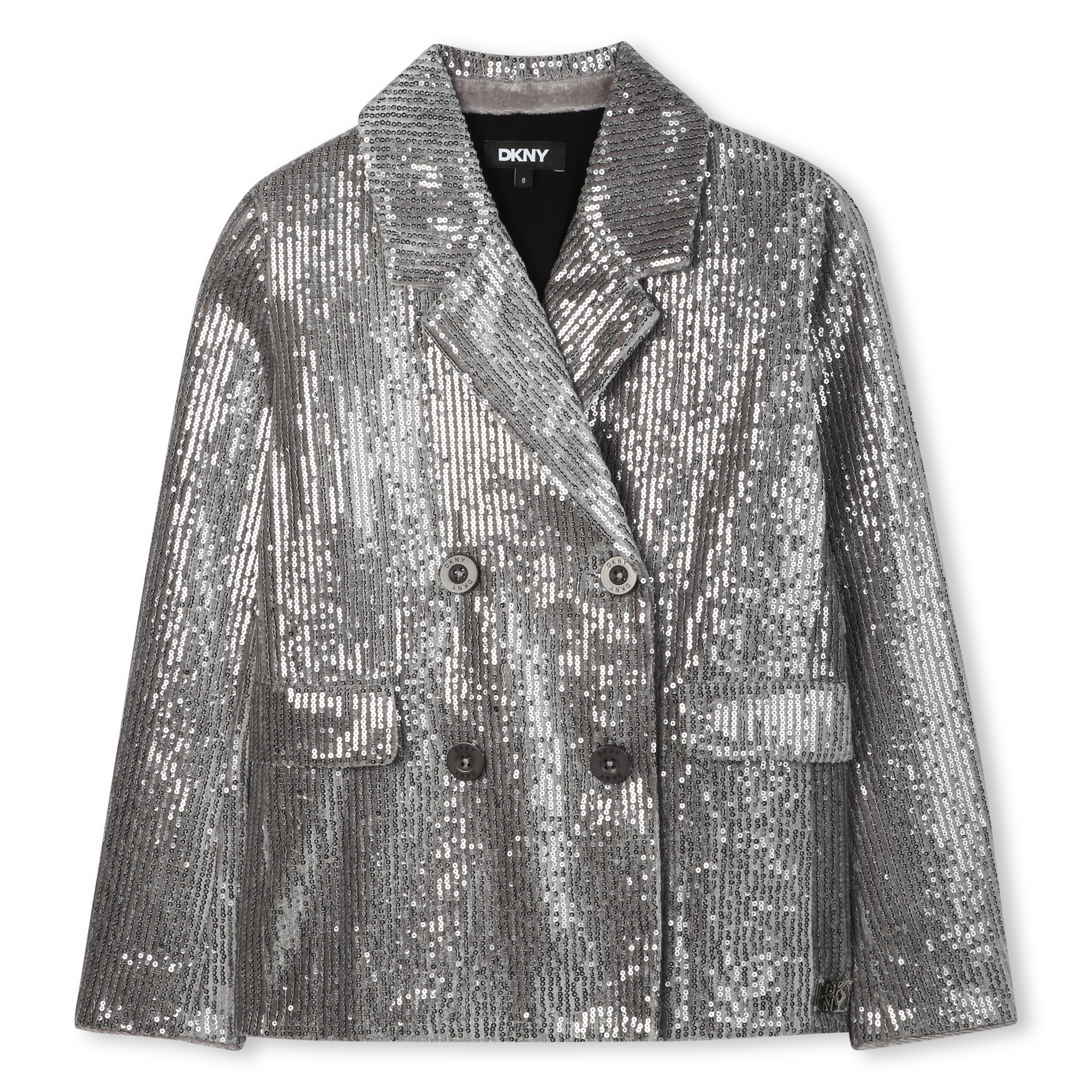 Dkny+-+Veste+De+Costume+-+Fille+-+Taille+4+ans+-+Silver+-+Kids+Around