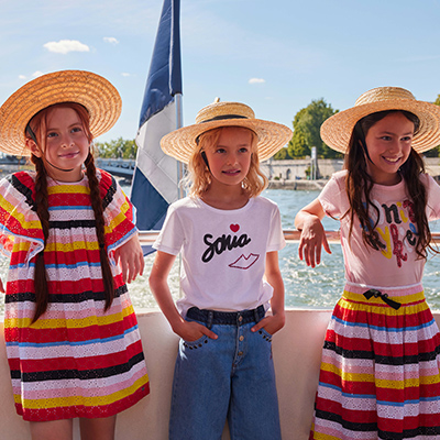 Sonia Rykiel : Looks colorés pour les petites filles 